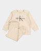 Calvin Klein Infants' Monogram Sweatshirt Set Muslin