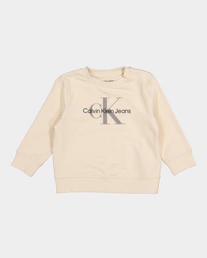 Calvin Klein Infants' Monogram Sweatshirt Set Muslin