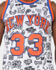 Mitchell & Ness 1991 New York Knicks Patrick Ewing #33 Doodle Swingman Jersey Black/White