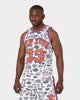 Mitchell & Ness 1991 New York Knicks Patrick Ewing #33 Doodle Swingman Jersey Black/White