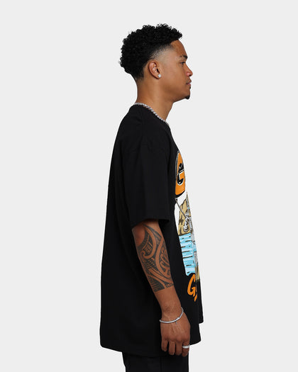 Goat Crew Gone Fishing T-Shirt Black