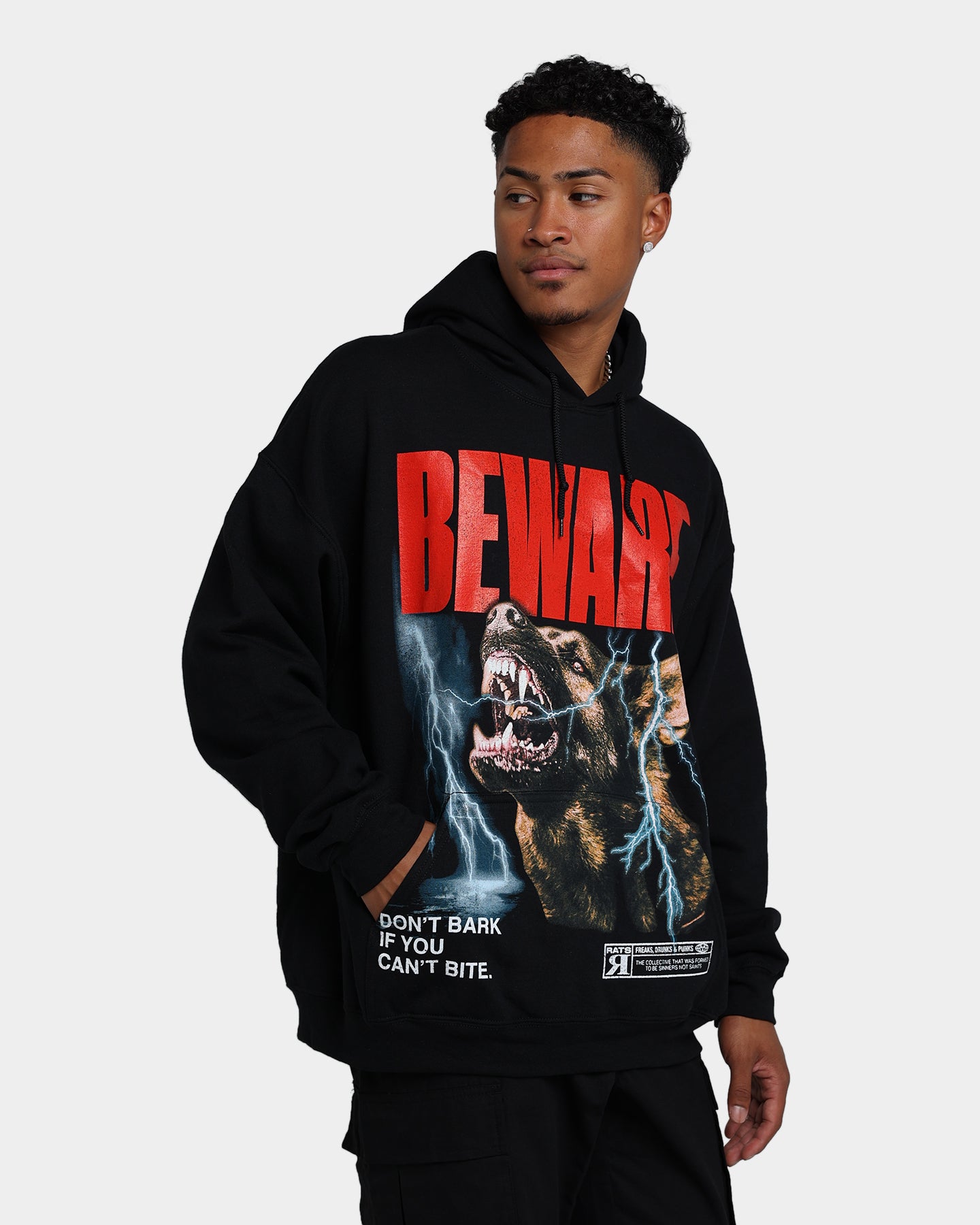 Rats Get Fat Beware Hoodie Black | Culture Kings US