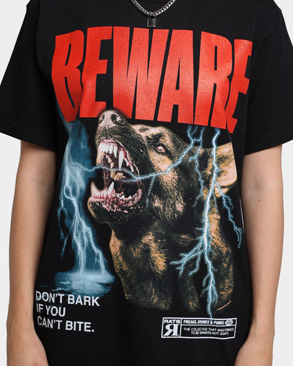 Rats Get Fat Beware T-Shirt Black