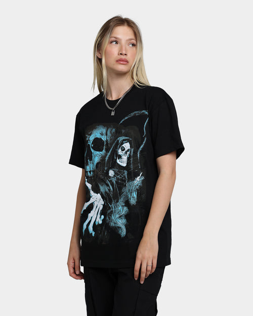 Rats Get Fat Fear The Reaper T-Shirt Black/Blue