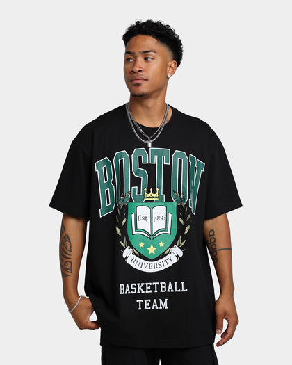 Goat Crew University Of Boston Basketball T-Shirt Black