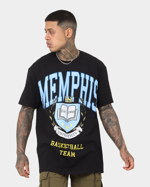 Goat Crew University Of Memphis Basketball T-Shirt Black