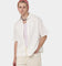 Loiter Utopia Lined Blend Button Up Ecru