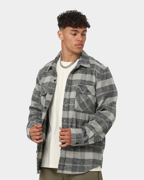Brixton Bowery Heavyweight Flannel Jacket Black/Charcoal