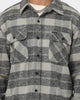 Brixton Bowery Heavyweight Flannel Jacket Black/Charcoal