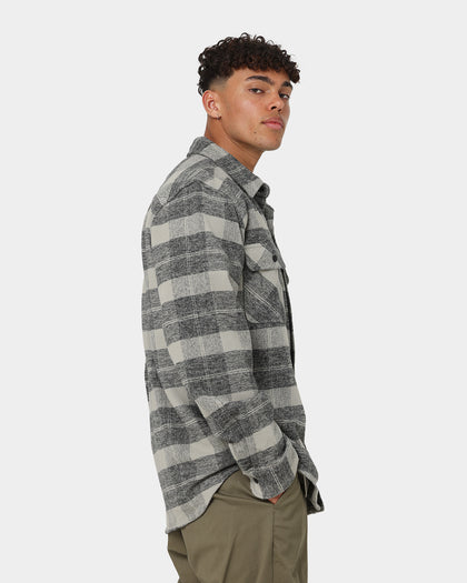 Brixton Bowery Heavyweight Flannel Jacket Black/Charcoal