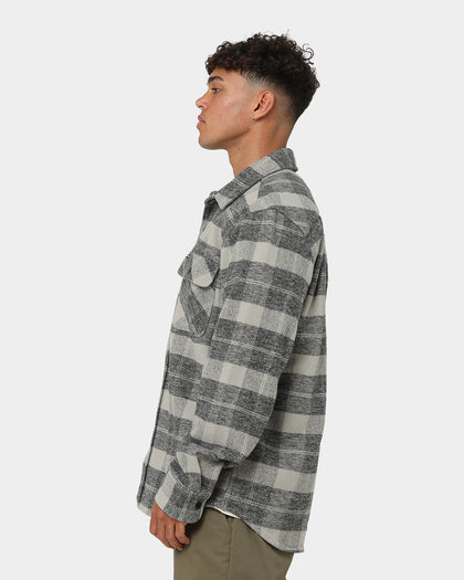 Brixton Bowery Heavyweight Flannel Jacket Black/Charcoal