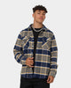 Brixton Bowery Flannel Jacket Moonlit Ocean