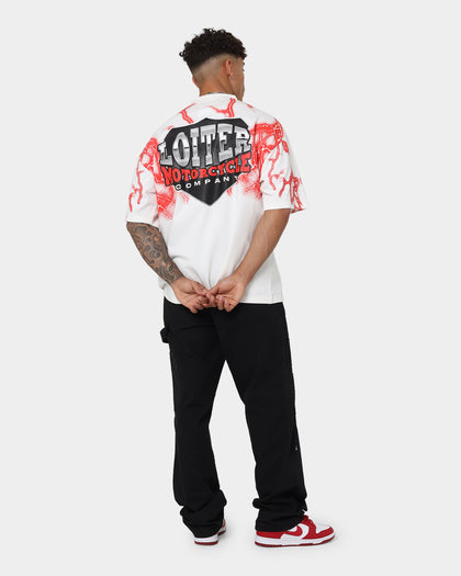 Loiter Lightning Eagle T-Shirt Charcoal