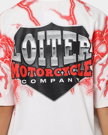 Loiter Lightning Eagle T-Shirt Charcoal