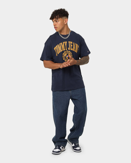Tommy Jeans TJM College Logo T-Shirt Twilight Navy