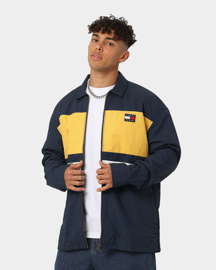 Tommy Jeans TJM Novel Block Overshirt Twilight Navy