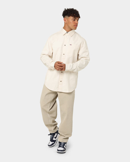 Tommy Jeans TJM Novel Collegiate Shirt Ancient White