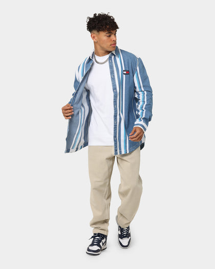 Tommy Jeans TJM Stripe Denim Shirt Denim Medium