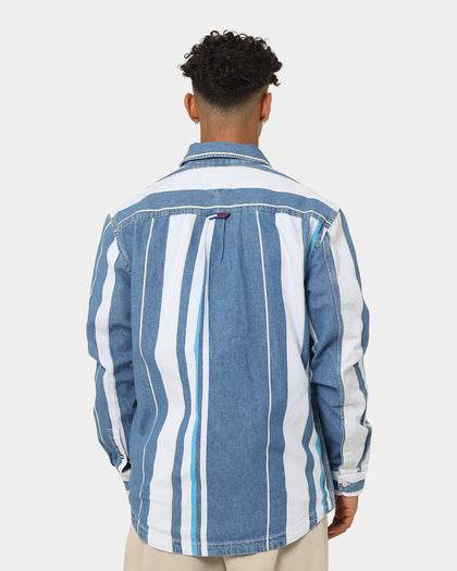 Tommy Jeans TJM Stripe Denim Shirt Denim Medium