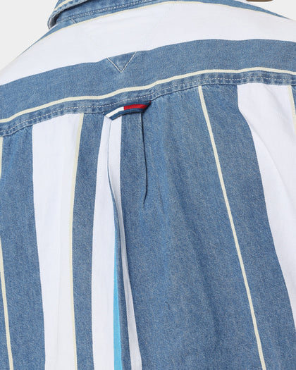 Tommy Jeans TJM Stripe Denim Shirt Denim Medium