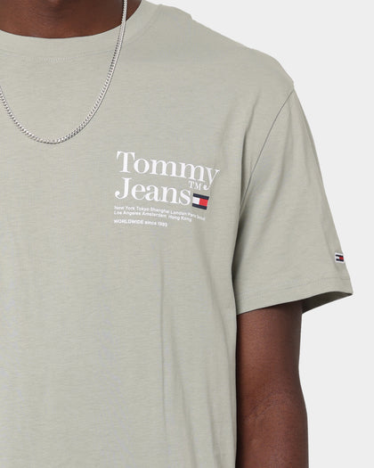 Tommy Jeans TJM Tommy Text T-Shirt Faded Willow