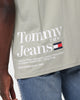 Tommy Jeans TJM Tommy Text T-Shirt Faded Willow