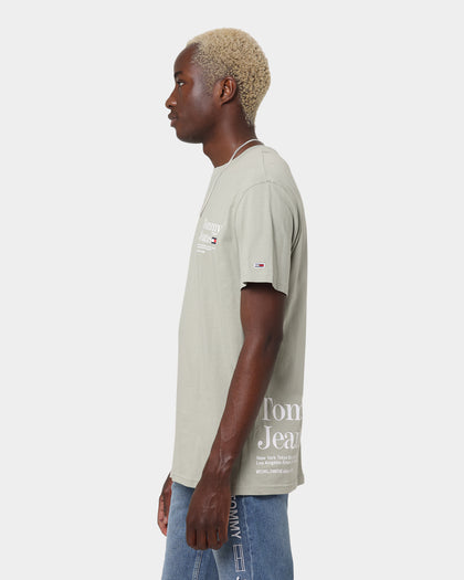 Tommy Jeans TJM Tommy Text T-Shirt Faded Willow