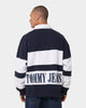 Tommy Jeans Skater Archive Block Rugby Polo Shirt Twilight Navy