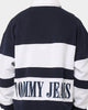 Tommy Jeans Skater Archive Block Rugby Polo Shirt Twilight Navy