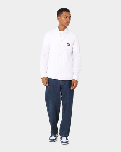 Tommy Jeans TJM Badge Oxford Shirt White