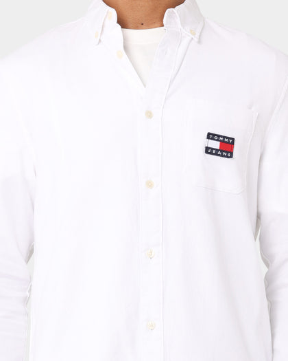 Tommy Jeans TJM Badge Oxford Shirt White