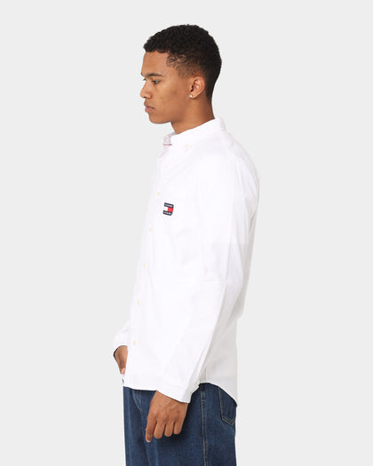 Tommy Jeans TJM Badge Oxford Shirt White
