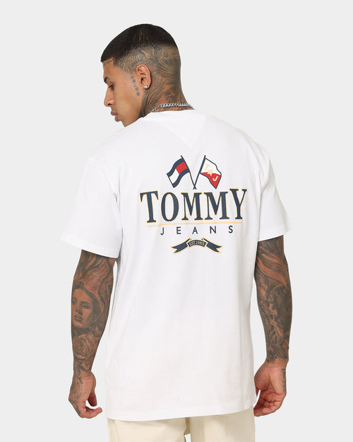 Tommy Jeans TJM Relaxed Modern Prep Back Logo White