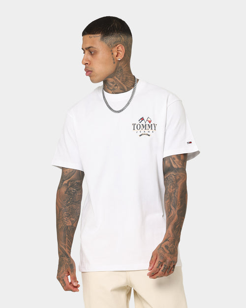 Tommy Jeans TJM Relaxed Modern Prep Back Logo White