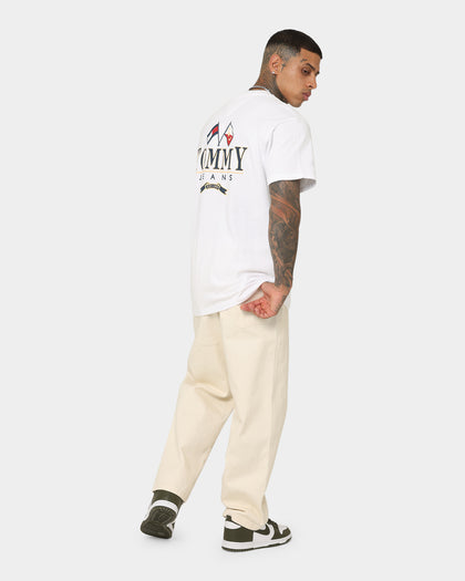 Tommy Jeans TJM Relaxed Modern Prep Back Logo White