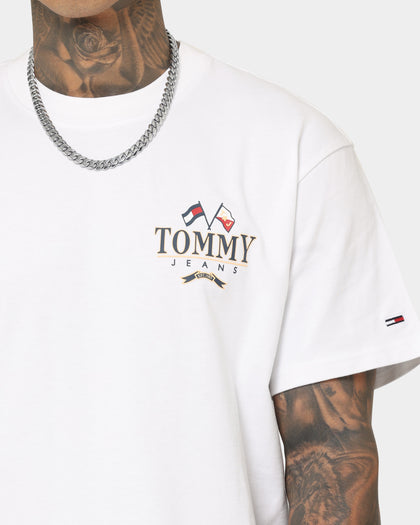 Tommy Jeans TJM Relaxed Modern Prep Back Logo White