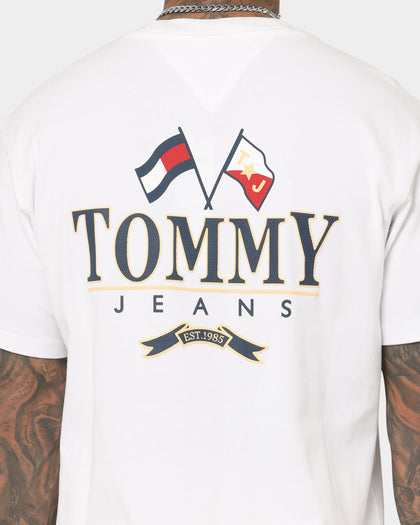 Tommy Jeans TJM Relaxed Modern Prep Back Logo White