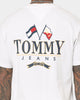 Tommy Jeans TJM Relaxed Modern Prep Back Logo White