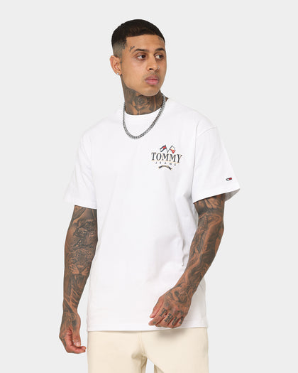 Tommy Jeans TJM Relaxed Modern Prep Back Logo White
