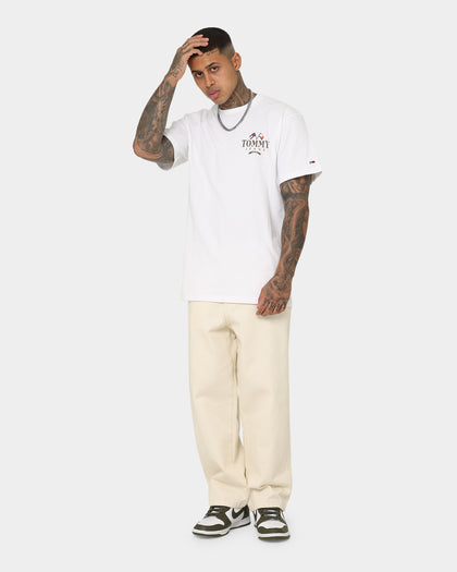 Tommy Jeans TJM Relaxed Modern Prep Back Logo White