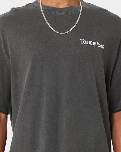 Tommy Jeans TJM Skater Serif Back Logo T-Shirt Black