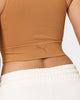 Puma Women's Infuse EvoKnit Cropped Top Desert Tan