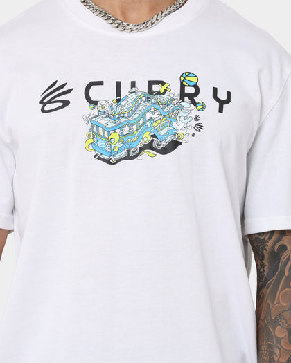 Under Armour X Curry Trolly Heavyweight T-Shirt White/Black