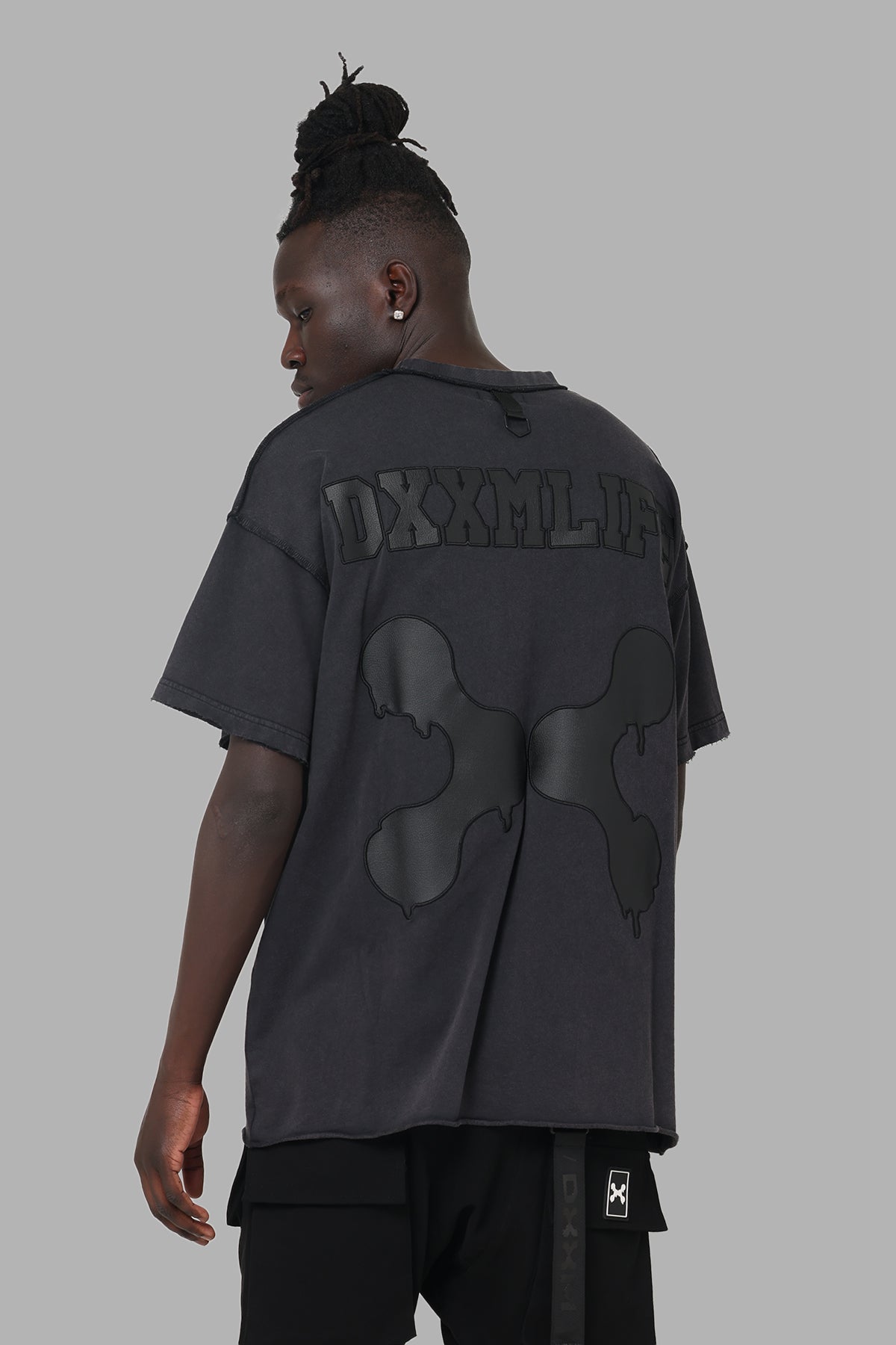 DXXMLife L-5 Txnal Oversized T-Shirt Black/Black | Culture Kings US