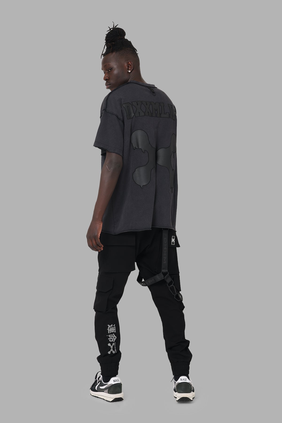 DXXMLife L-5 Txnal Oversized T-Shirt Black/Black | Culture Kings US