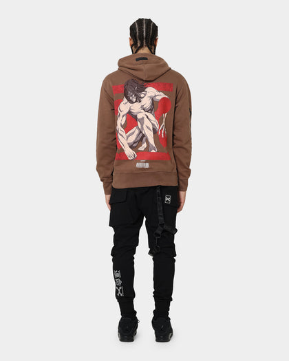 DXXMLIFE X Attack On Titan Eren DXXM Hxxdie Vintage Brown