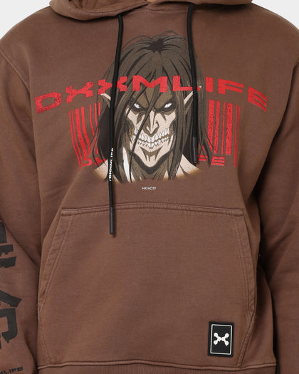 DXXMLIFE X Attack On Titan Eren DXXM Hxxdie Vintage Brown