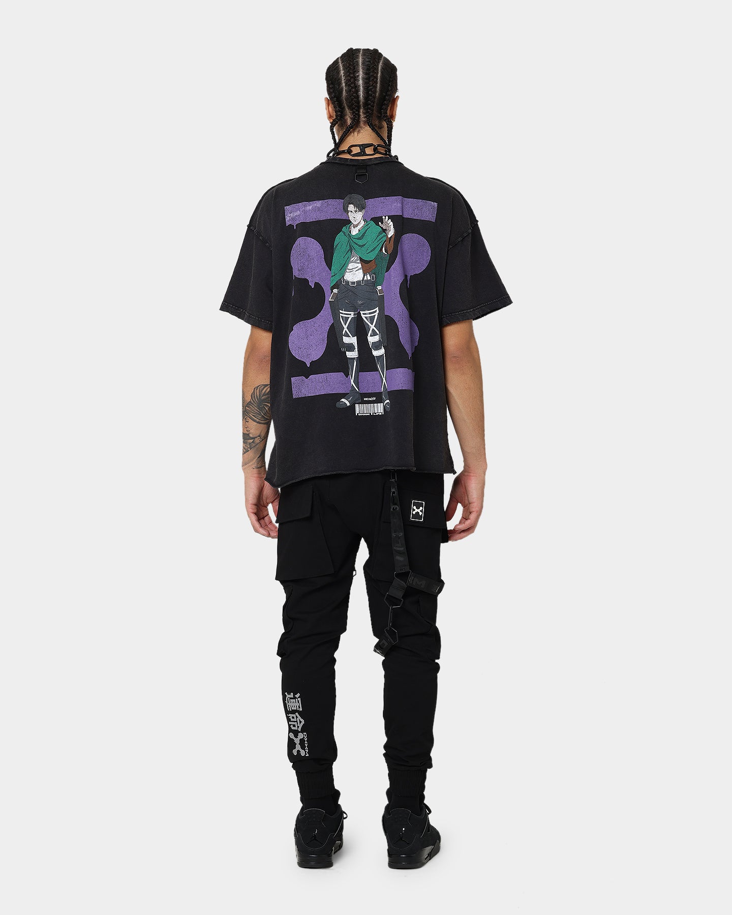 DXXMLIFE X Attack On Titan Levi DXXM Vintage T-Shirt Aged