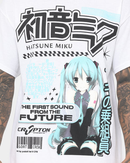 Goat Crew X Hatsune Miku Future Sound T-Shirt White