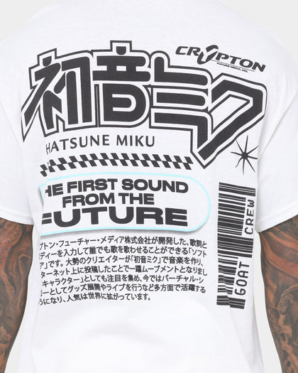 Goat Crew X Hatsune Miku Future Sound T-Shirt White